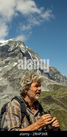 reinhold messer in sulden summer 2023 Stock Photo