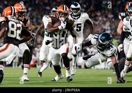 Philadelphia Eagles cornerback Mario Goodrich (31) in action against the  Cleveland Browns during an NFL pre-season football game, Thursday, Aug. 17,  2023, in Philadelphia. (AP Photo/Rich Schultz Stock Photo - Alamy