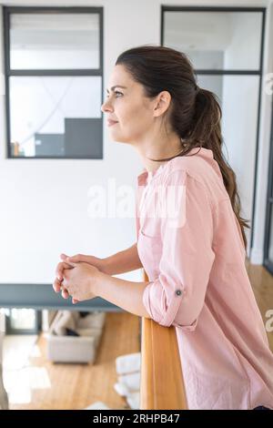 thoughtful woman Stock Photo