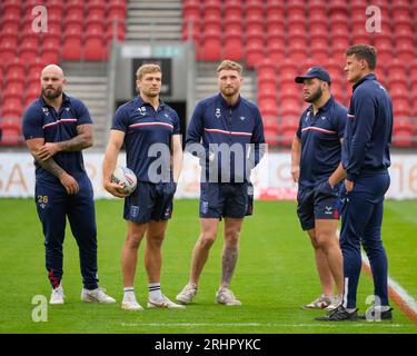 St Helens, UK. 18th Aug, 2023. Paul Wellens Head Coach of St Helens ...