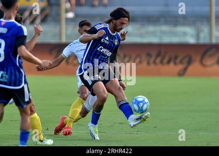 Pisa, Italy. 18th Aug, 2023. Ernesto Torregrossa (Pisa) during Pisa SC vs Carrarese Calcio, Friendly football match in Pisa, Italy, August 18 2023 Credit: Independent Photo Agency/Alamy Live News Stock Photo