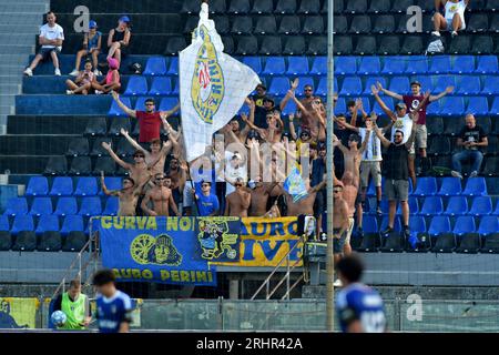 Pisa, Italy. 18th Aug, 2023. Fans of Carrarese during Pisa SC vs Carrarese Calcio, Friendly football match in Pisa, Italy, August 18 2023 Credit: Independent Photo Agency/Alamy Live News Stock Photo
