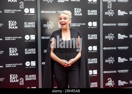 Edinburgh, United Kingdom. 18 August, 2023 Pictured: Victoria Balnaves Aitken. The Edinburgh International Film Festival opens with the world premiere of Silent Roar, the debut feature from Scottish writer and director Johnny Barrington.. Credit: Rich Dyson/Alamy Live News Stock Photo