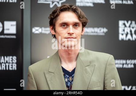 Edinburgh, United Kingdom. 18 August, 2023 Pictured: Anders Hayward. The Edinburgh International Film Festival opens with the world premiere of Silent Roar, the debut feature from Scottish writer and director Johnny Barrington.. Credit: Rich Dyson/Alamy Live News Stock Photo