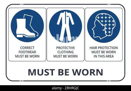 Personal Protective Equipment Symbol  Stock Vector