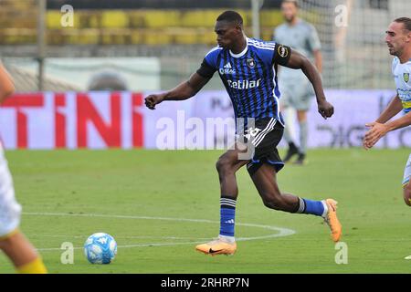 Pisa, Italy. 18th Aug, 2023. Idrissa Toure' (Pisa) during Pisa SC vs Carrarese Calcio, Friendly football match in Pisa, Italy, August 18 2023 Credit: Independent Photo Agency/Alamy Live News Stock Photo