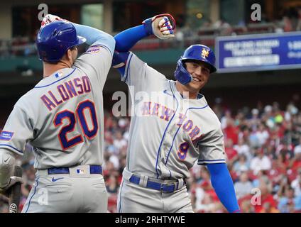 New York Mets' Brandon Nimmo runs the bases after his fourth-inning home  run during a baseball game against Los Angeles Dodgers, Saturday, July 15,  2023, in New York. (AP Photo/Bebeto Matthews Stock