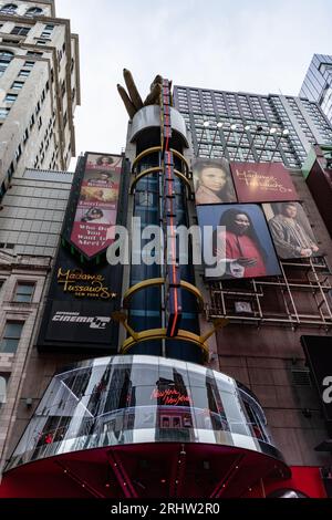 New York City, USA - July 09, 2023: Times Square of midtown manhattan in new york downtown. ny city street with billboard. broadway street of nyc. bro Stock Photo