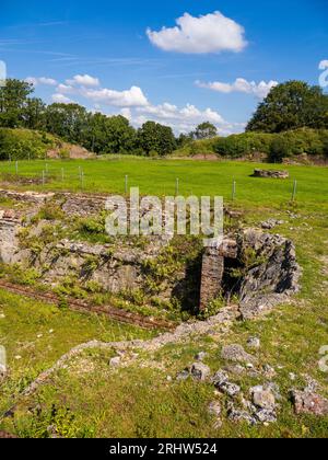 The Ruins of Basing House, Destroyed During the English Civil War, Old Basing, Basingstoke, England, UK, GB. Stock Photo