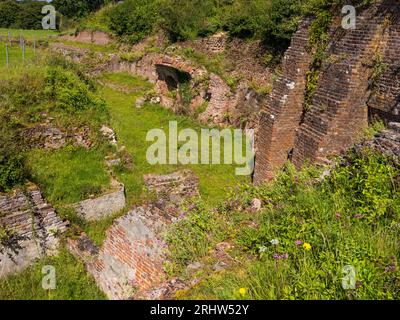 The Ruins of Basing House, Destroyed During the English Civil War, Old Basing, Basingstoke, England, UK, GB. Stock Photo