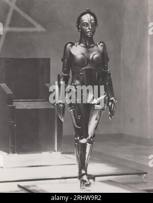 Metropolis Fritz Lang Robot UFA 1927 Brigitte Helm Stock Photo