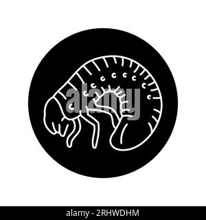 Maybug black line icon. Pictogram for web page, mobile app, promo. Stock Vector