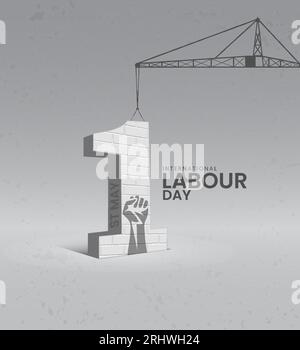International Labor Day Labour day. May 1st. Stock Vector