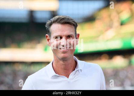 Tim BOROWSKI, former player, TV expert, soccer 1st Bundesliga, 1st matchday, SV Werder Bremen (HB) - FC Bayern Munich (M) 0: 4, on August 18th, 2023 in Bremen/Germany. #DFL regulations prohibit any use of photographs as image sequences and/or quasi-video # Stock Photo