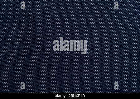 Carbon fiber background. Texture of blue fabric for tailoring, Cloth. Textile Stock Photo