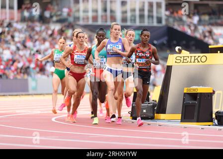 Budapest, Hungary. 19th Aug 2023. Melissa Courtney-Bryant (Great Britain & Northern Ireland) during the 1500 metres heat race during the world athletics championships 2023 at the National Athletics Centre, in Budapest, Hungary. (Sven Beyrich/SPP) Credit: SPP Sport Press Photo. /Alamy Live News Stock Photo