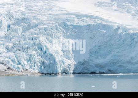 Beloit Tidewater Glacier in Blackstone Bay, Prince William Sound, Alaska, USA Stock Photo