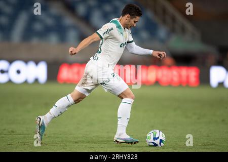 Luiz Otavio of Bahia Celebrates his goal (1-1) during the Brazilian  National league (Campeonato Brasileiro) football match between Palmeiras v  Bahia at Allianz Parque formerly known as Palestra Italia in Sao Paulo