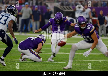 Tennessee Titans wide receiver Tre'Shaun Harrison pratices before an NFL  preseason game against the Chicago Bears Saturday, Aug. 12, 2023, in  Chicago. (AP Photo Erin Hooley Stock Photo - Alamy