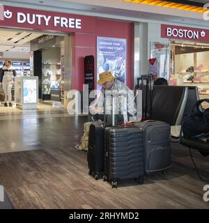 Duty Free DFS at JFK airport, New York Stock Photo - Alamy