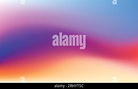beautiful wavy colorful gradient background design with smooth texture. eps 10 vector. Stock Vector