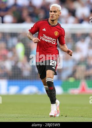 London, UK. 19th Aug, 2023. Antony of Manchester United during the Premier League match at the Tottenham Hotspur Stadium, London. Picture credit should read: Paul Terry/Sportimage Credit: Sportimage Ltd/Alamy Live News Stock Photo