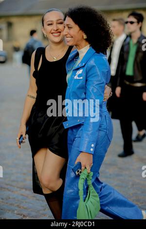 Street style, Bathsheba arriving at Ganni Spring-Summer 2024 show, during  Copenhagen Fashion Week, Denmark, on August 10th, 2023. Photo by  Marie-Paola Bertrand-Hillion/ABACAPRESS.COM Credit: Abaca Press/Alamy Live  News Stock Photo - Alamy