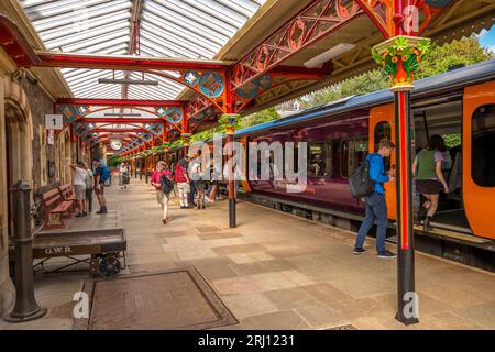 Great Malvern railway station. Stock Photo