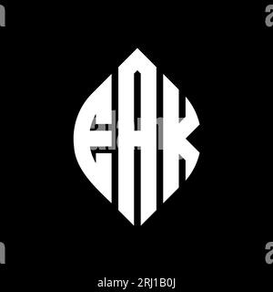 EAK logo. EAK letter. EAK letter logo design. Initials EAK logo linked ...