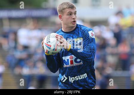 Leeds, UK. 20th Aug, 2023. Headingley Stadium, Leeds, West Yorkshire, 20th August 2023 Betfred Super League Leeds Rhinos v Warrington Wolves Corey Johnson of Leeds Rhinos Credit: Touchlinepics/Alamy Live News Stock Photo