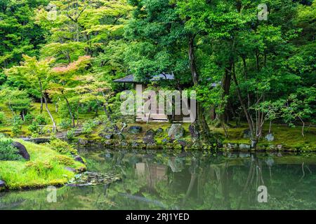 Scenic sight in the marvelous Isuien Garden in Nara. Japan. Stock Photo