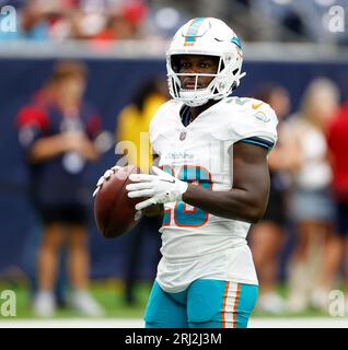 August 19, 2023: Miami Dolphins offensive tackle Robert Hunt (68) during  warmups prior to a preseason game between the Miami Dolphins and the  Houston Texans in Houston, TX. Trask Smith/CSM Stock Photo - Alamy