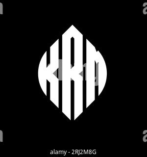 KRM logo. KRM letter. KRM letter logo design. Initials KRM logo linked ...