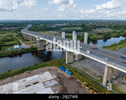 M60 Ring road Barton Bridge Manchester Stock Photo - Alamy