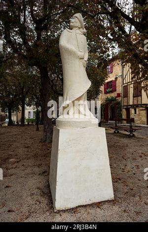 Statue of Cyrano de Bergerac Stock Photo