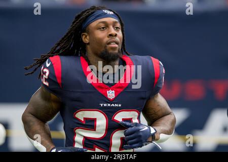 Houston Texans running back Mike Boone (22) carries the ball