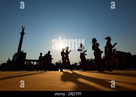 Budapest, Hungary. 20th Aug, 2023. General view Athletics : World Athletics Championships Budapest 2023 Women's 20km Race Walk in Budapest, Hungary . Credit: Naoki Morita/AFLO SPORT/Alamy Live News Stock Photo