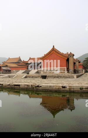 Zunhua, May 13: Pilgrimage landscape architecture in the Eastern Royal Tombs of the Qing Dynasty on May 13, 2012, Zunhua City, Hebei Province, china. Stock Photo