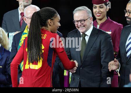 Prime Minister Anthony Albanese with Young Australian of the Year Dr