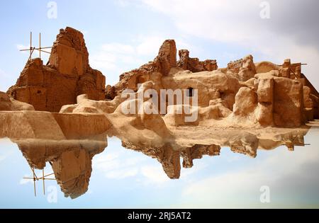 The old citadel of Arg-e Bam, Kerman Province, Iran. Stock Photo