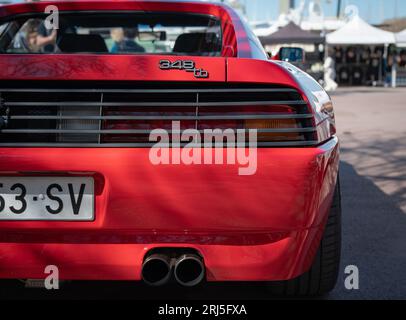 Testarossa Grille Rear Ferrari Testarossa rear detail Stock Photo - Alamy