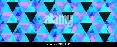 Abstract background with triangular elements geometric 3d texture. Wide vector illustration Stock Vector