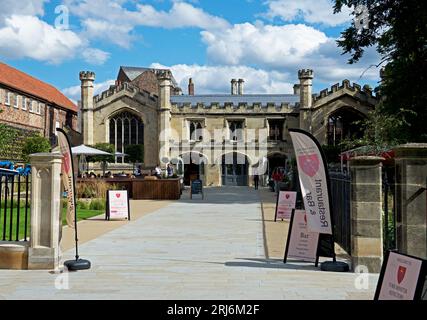 York Minster Refectory, Deansgate, York, North Yorkshire, England, UK Stock Photo