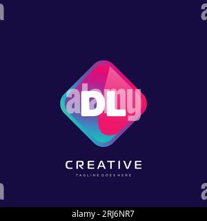 initial logo With Colorful template vector. Stock Vector