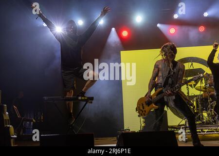 Camp Bestival, Weston Park, Shropshire, UK. 20th Aug, 2023. performs at one of the UK's best loved and most successful Family Music Festivals. Credit: Julian Kemp/Alamy Stock Photo