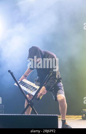 Camp Bestival, Weston Park, Shropshire, UK. 20th Aug, 2023. performs at one of the UK's best loved and most successful Family Music Festivals. Credit: Julian Kemp/Alamy Stock Photo