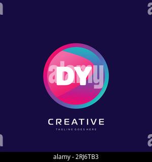 initial logo With Colorful template vector. Stock Vector