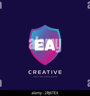 initial logo With Colorful template vector. Stock Vector