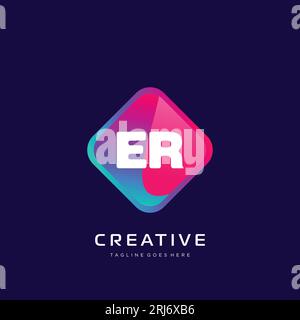 initial logo With Colorful template vector. Stock Vector