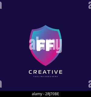 initial logo With Colorful template vector. Stock Vector